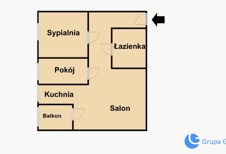 Grzegórzki, 73m2, 3-pok, klimatyzacja, garaż.