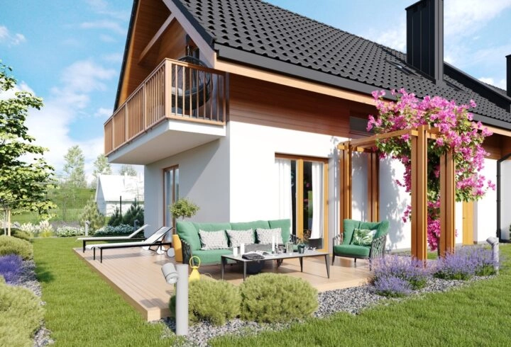Nowy dom z dużą działką 4.38 a | Mników