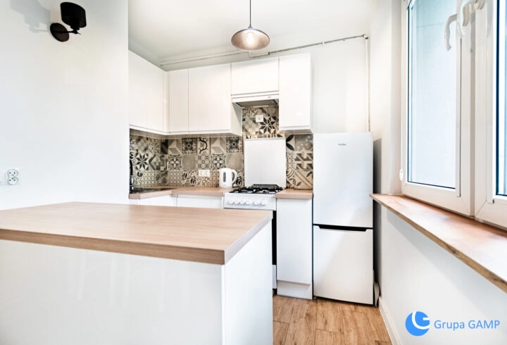 Studio 40m2*Nullo* Grzegórzki oddz. kuchnia-balkon