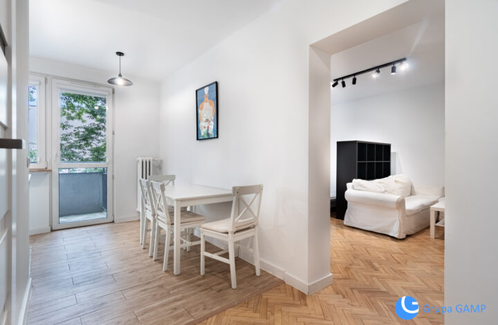 Studio 40m2*Nullo* Grzegórzki oddz. kuchnia-balkon