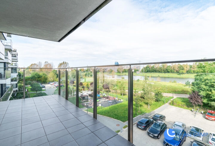 *Riverside* 3-pok widok na Wisłę *garaż*