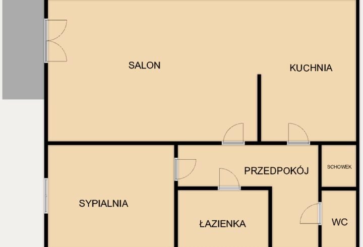 2pok | 52 m2 | garaż | ul. Bobrzyńskiego | Ruczaj
