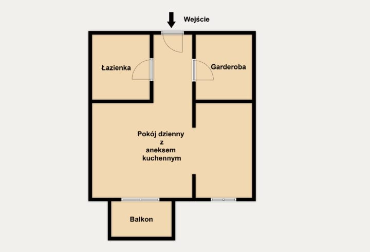 Studio 30m2 *Rakowicka Steam Park*garderoba