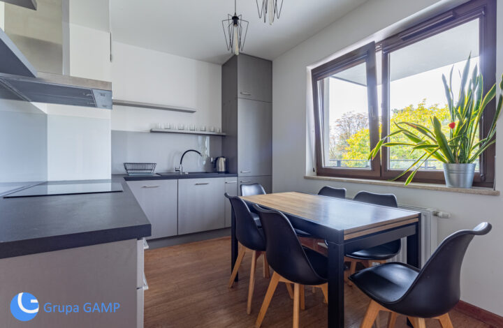 Apartament z widokiem na park, Wisłę i Wawel |3 pokoje, 2 garaże, 72m2