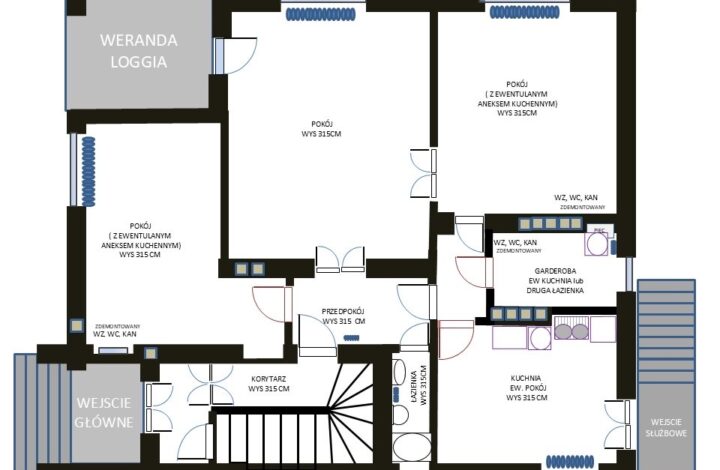 100m2, *Rondo Mogilskie* Biuro, Kancelaria