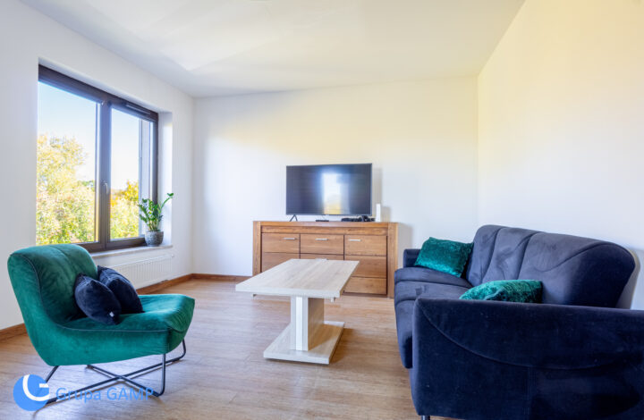 Apartament z widokiem na park, Wisłę i Wawel |3 pokoje, 2 garaże, 72m2